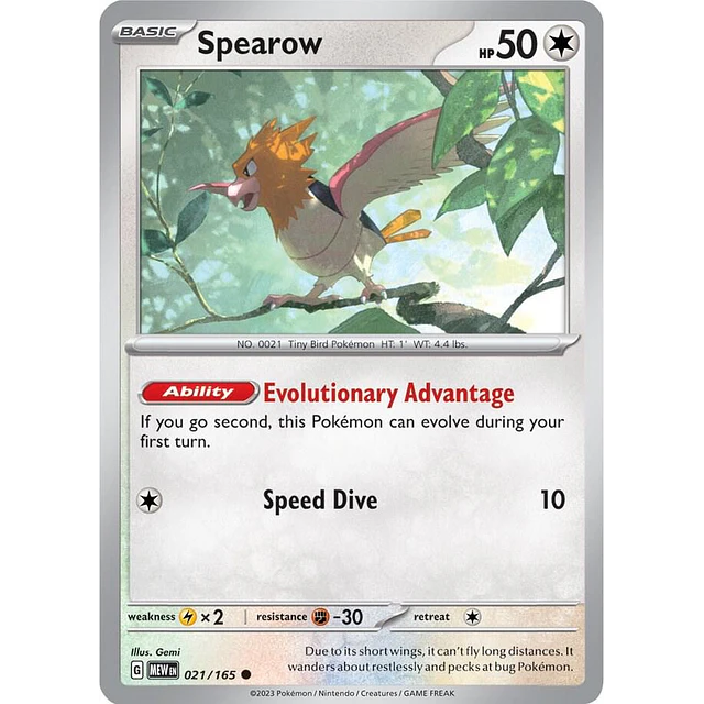 Spearow 21/165