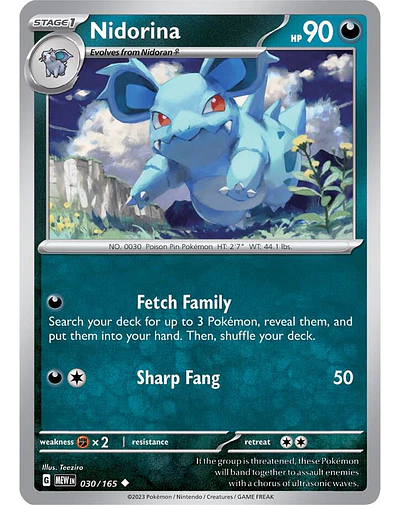 Nidorina 30/165