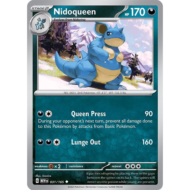 Nidoqueen 31/165