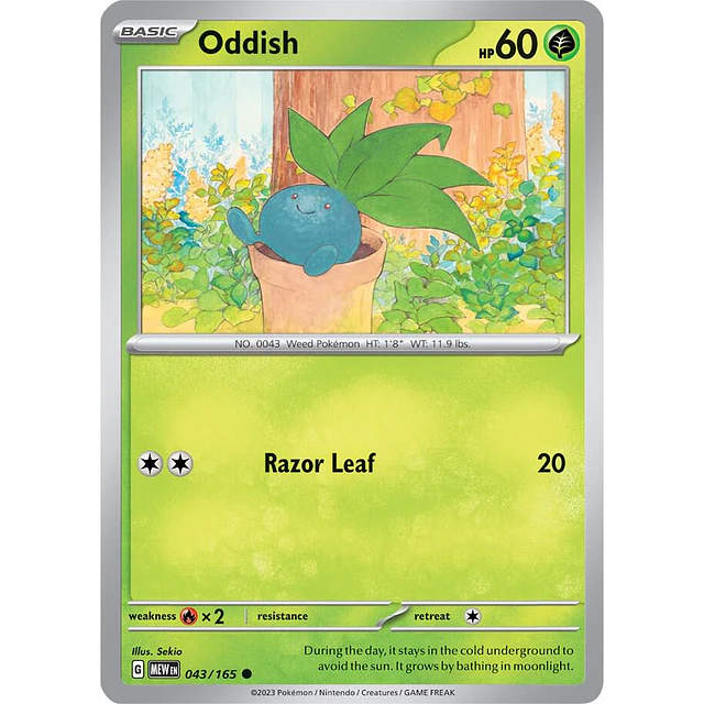 Oddish 43/165