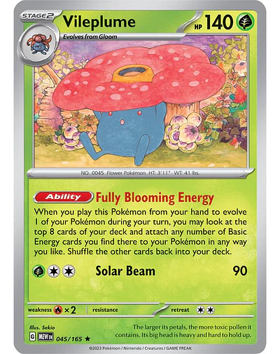 Vileplume 45/165