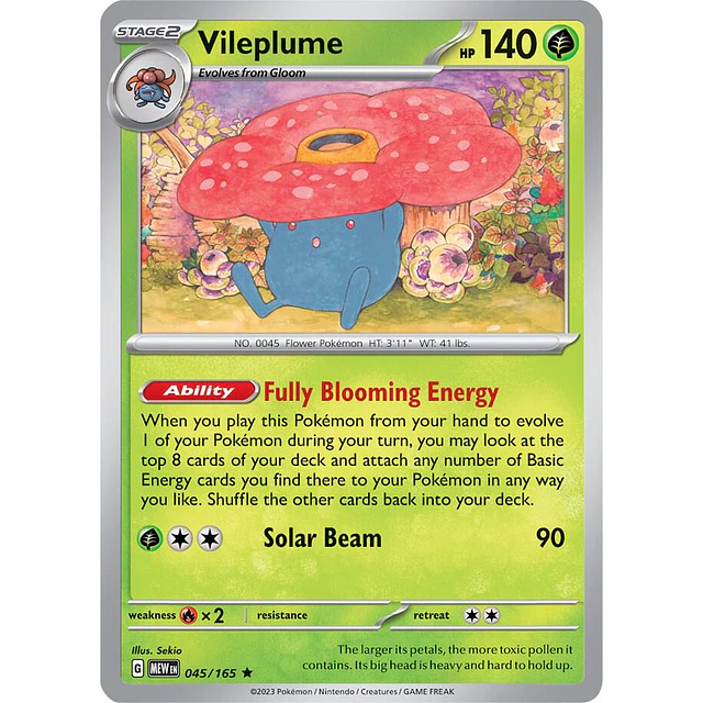 Vileplume 45/165