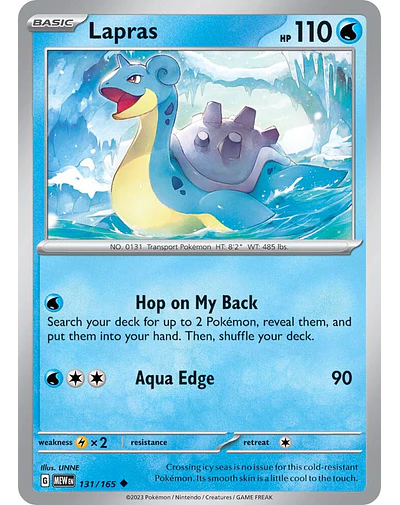 Lapras 131/165