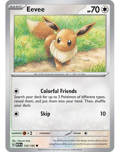 Eevee 133/165