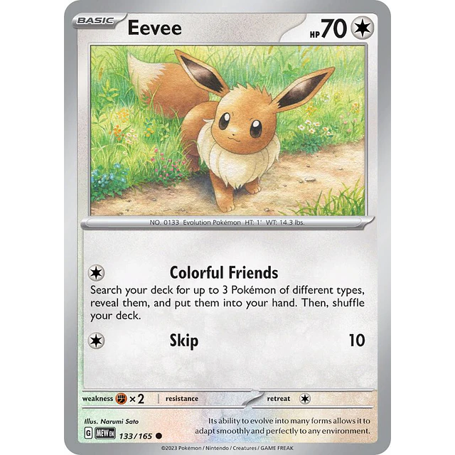 Eevee 133/165