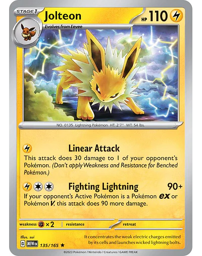 Jolteon 135/165