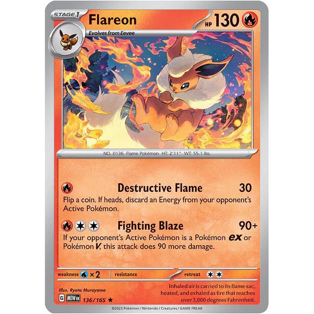 Flareon 136/165