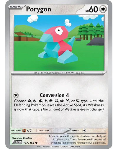 Porygon 137/165