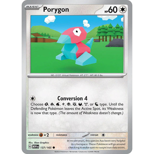 Porygon 137/165