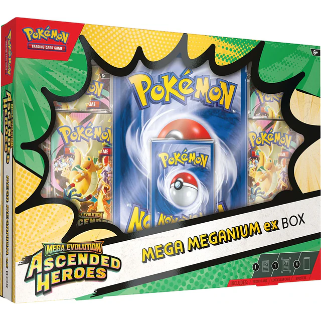 [Preventa] Pokémon TCG Mega Evolution - Ascended Heroes Mega ex Box Español 1
