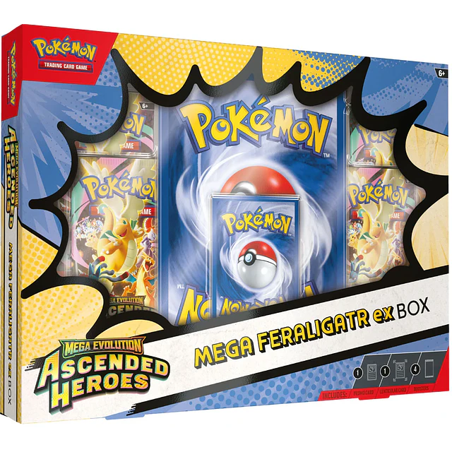 [Preventa] Pokémon TCG Mega Evolution - Ascended Heroes Mega ex Box Español 3