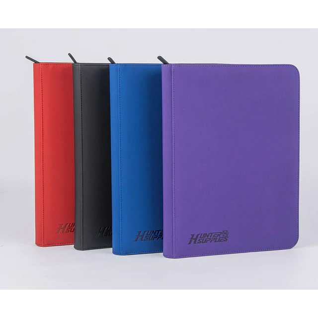 9 Pocket Premium Card Binder con cierre - (360 Espacios)