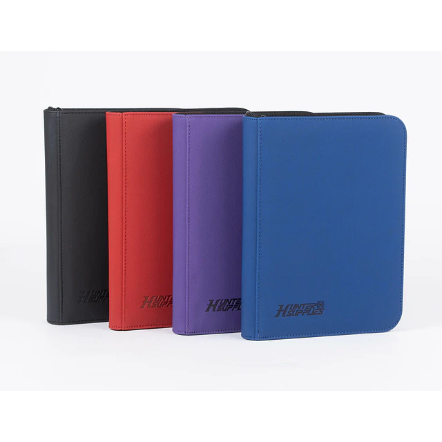 4 Pocket Plastic Binder - (160 espacios) Huntersupplies 