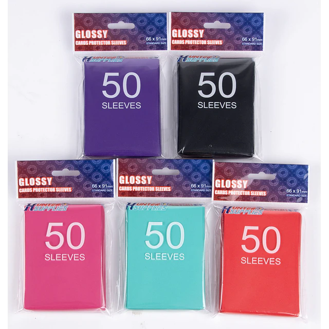 Glossy Sleeves - 100 Unidades - HunterSupplies