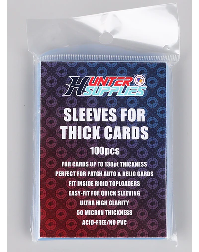 Thick Sleeves – (100 protectores) - HunterSupplies