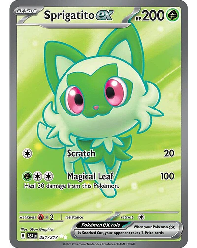 Sprigatito ex 251/217