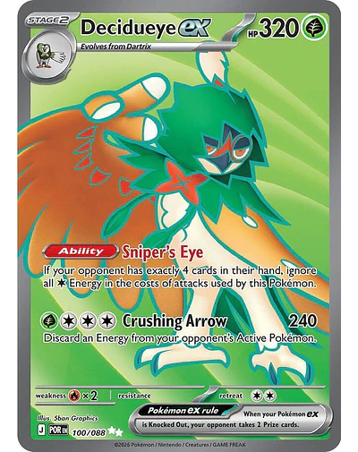 Decidueye ex - 100/088