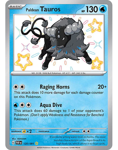 Paldean Tauros - 120/091 