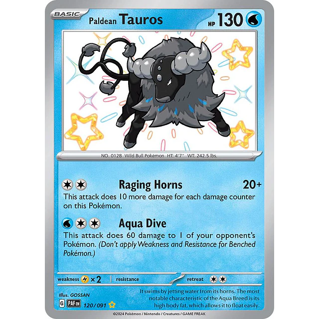 Paldean Tauros - 120/091 