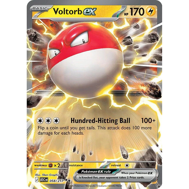 Voltorb ex 58/217