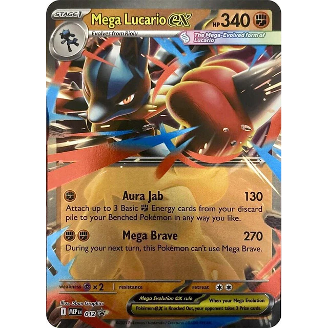 Mega Lucario ex - 012