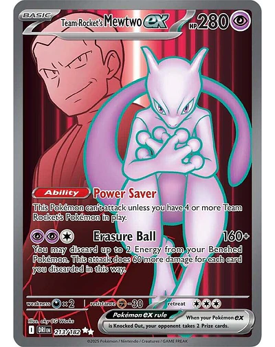 Team Rocket's Mewtwo ex - 213/182 