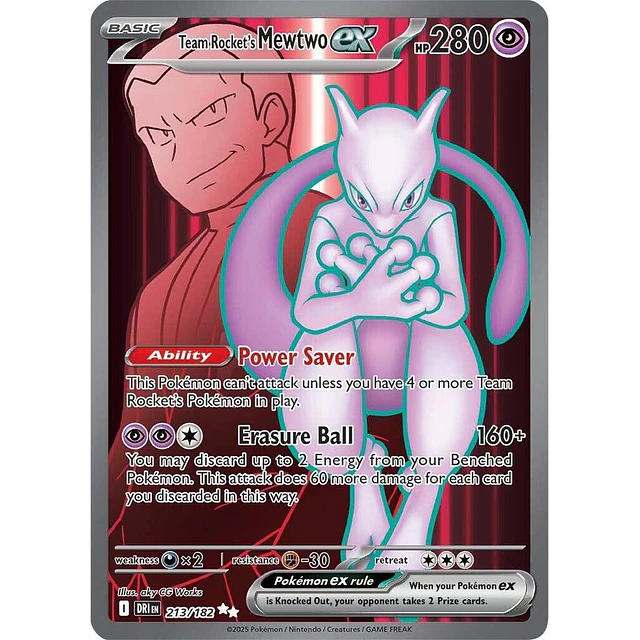 Team Rocket's Mewtwo ex - 213/182 