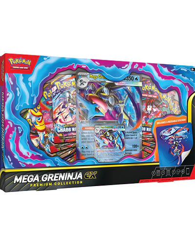 - Preventa - Pokémon TCG Mega Greninja ex Premium Collection (ING)