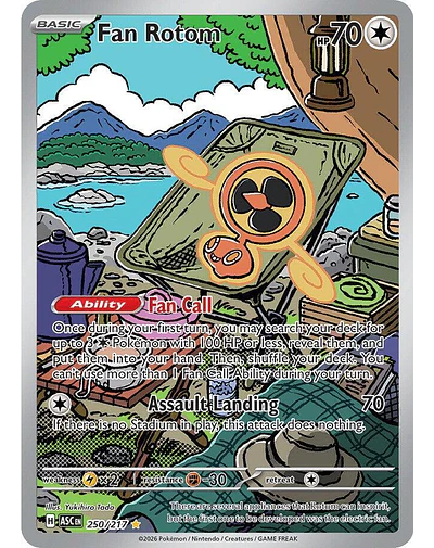 Fan Rotom - 250/217