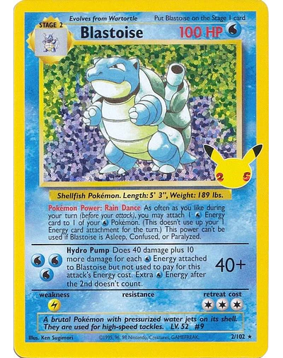 Blastoise - Celebrations: Classic Collection 