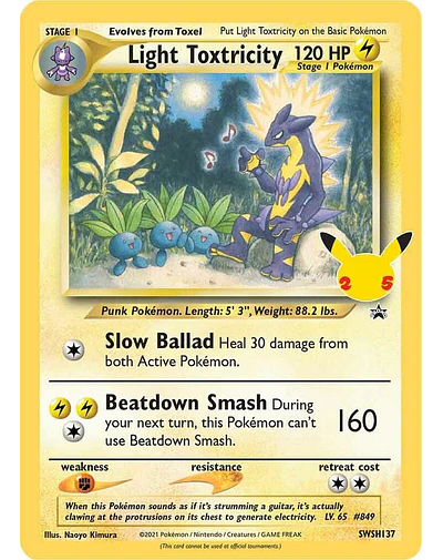 Light Toxtricity - SWSH137