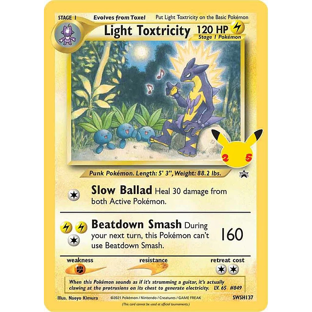 Light Toxtricity - SWSH137