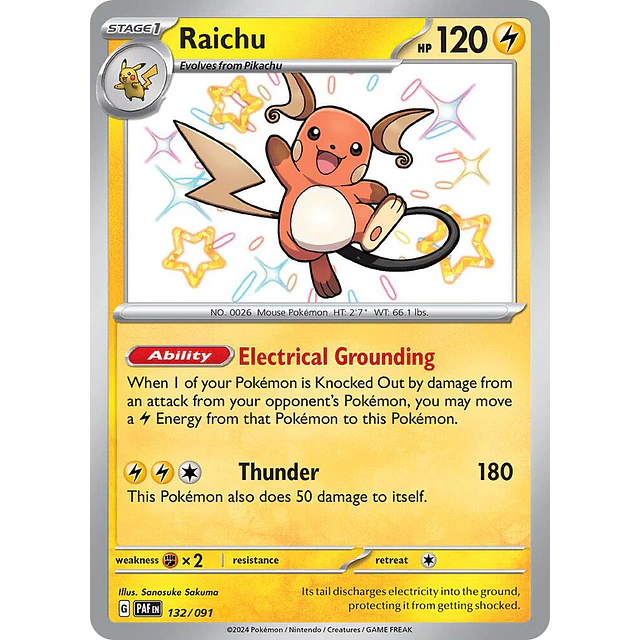 Raichu - 132/091