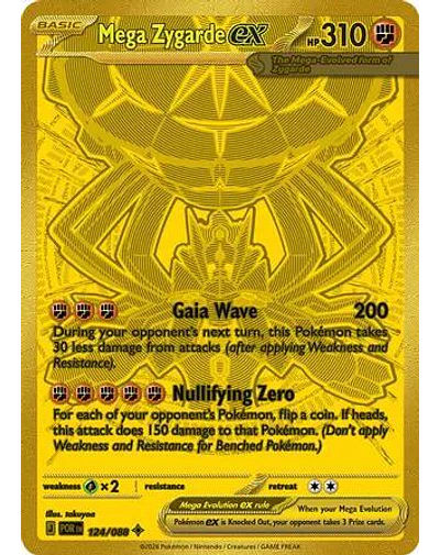 Mega Zygarde ex - 124/088