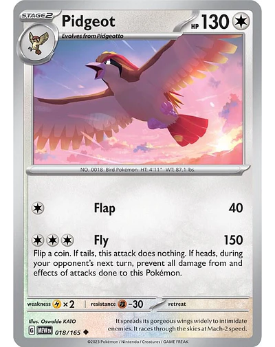 Pidgeot 18/165