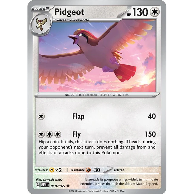 Pidgeot 18/165