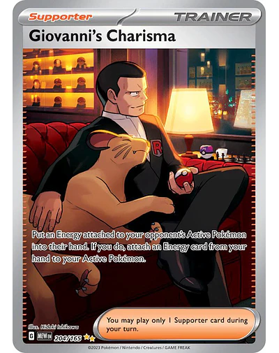 Giovanni's Charisma - 204/165