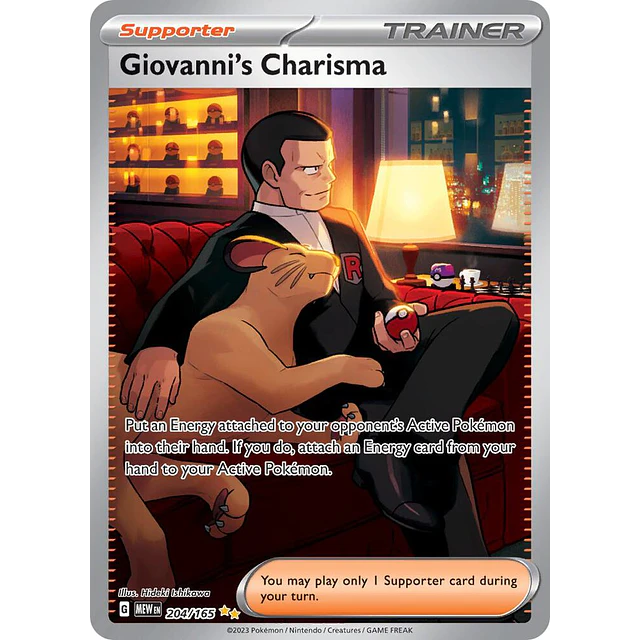 Giovanni's Charisma - 204/165