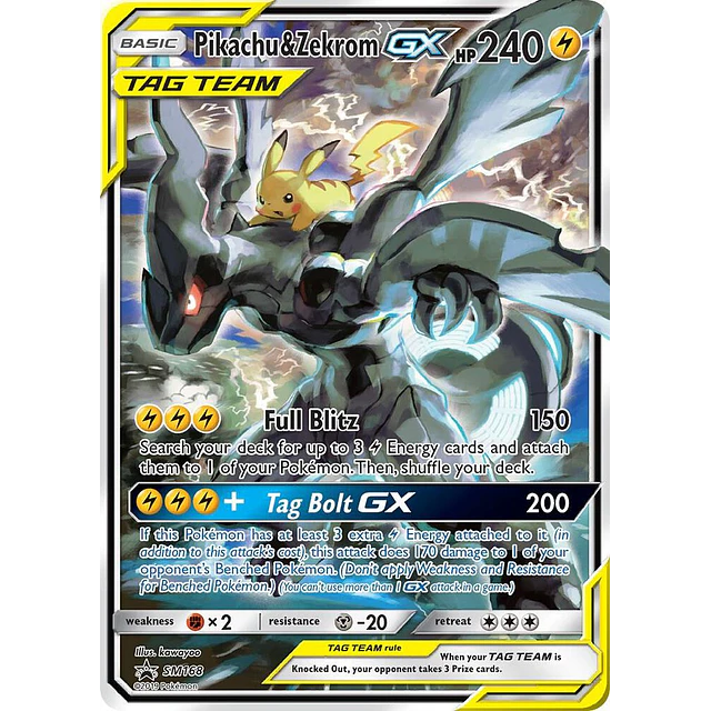 Pikachu & Zekrom GX