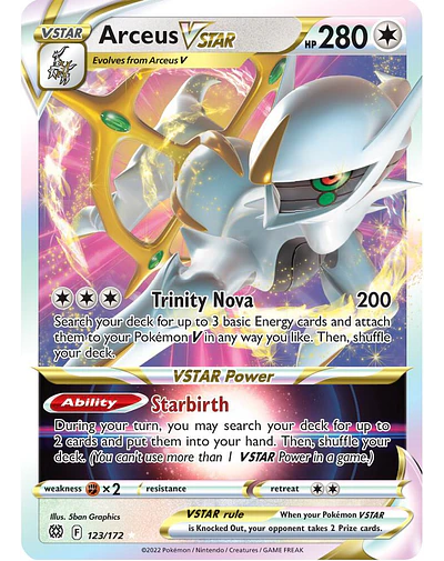 Arceus VSTAR - SWSH09: Brilliant Stars 