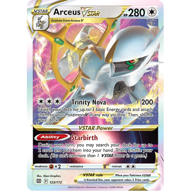 Arceus VSTAR - SWSH09: Brilliant Stars 