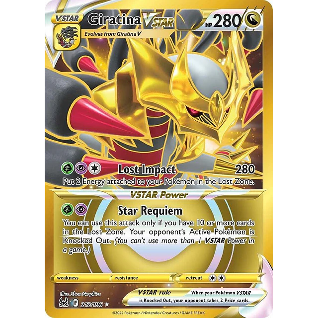 Giratina VSTAR (212) (Secret) 