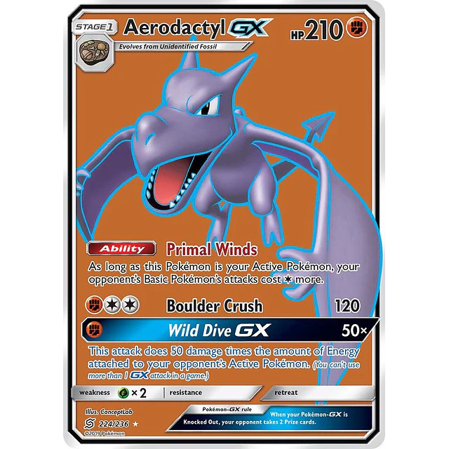 Aerodactyl GX (Full Art)