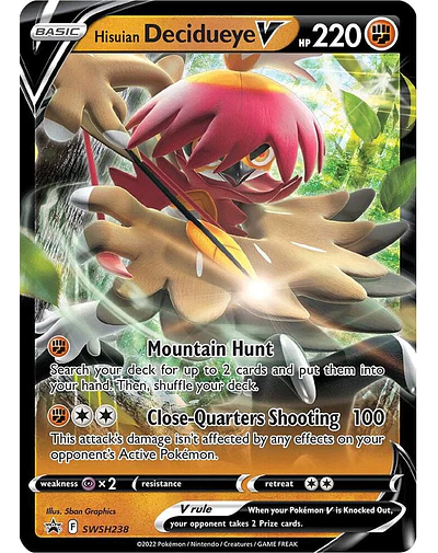 Hisuian Decidueye V - SWSH238