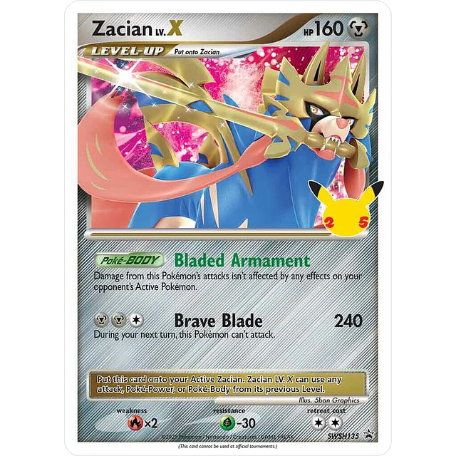 Zacian LV. X - SWSH135