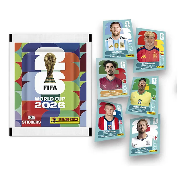Pack 50 sobres - Álbum Fifa World Cup 2026 