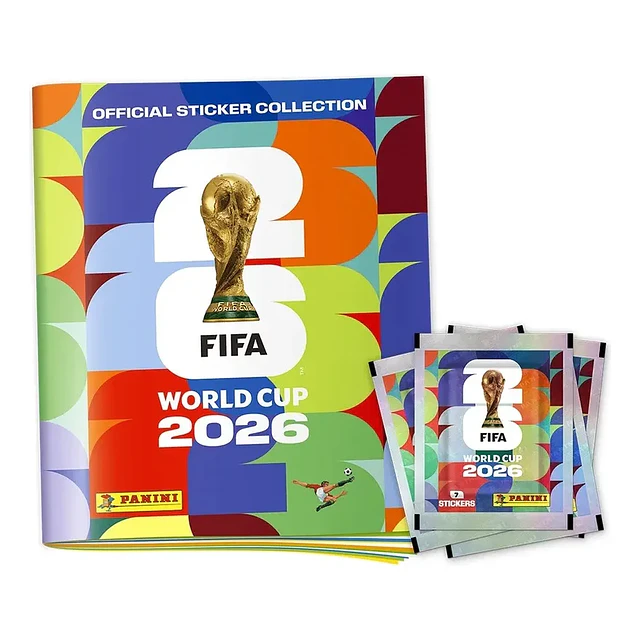 Pack Album Tapa Blanda + 50 Sobres Fifa World Cup 2026