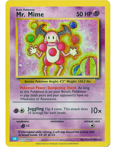 Mr. Mime - Trading Card Game Classic 