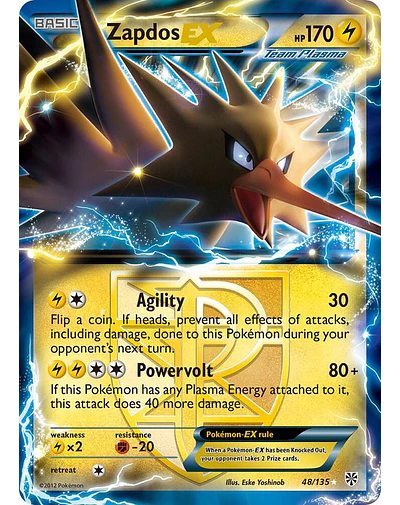 Zapdos EX (Team Plasma)