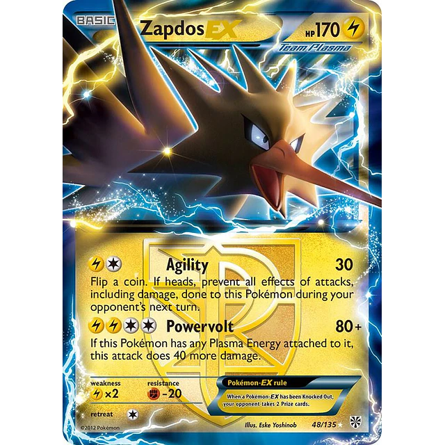 Zapdos EX (Team Plasma)
